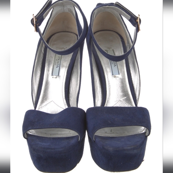 PRADA Suede Sandals...Size 8 - Picture 2 of 4
